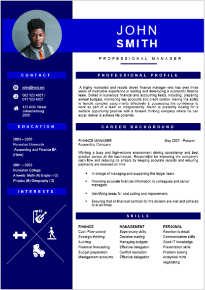 Management Curriculum Vitae